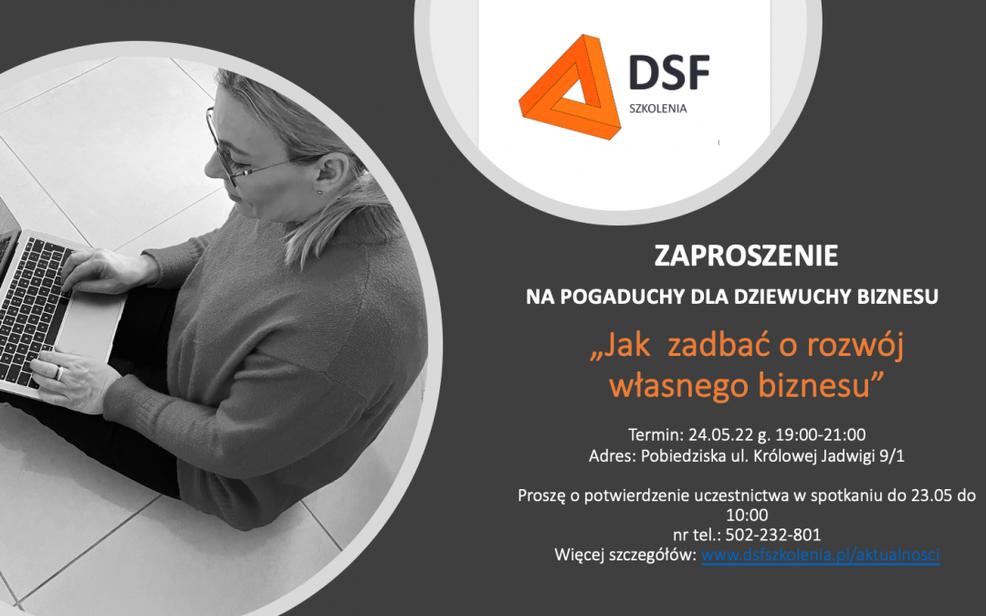 Zaproszenie Pogaduchy dla Dziewuchy Biznesu