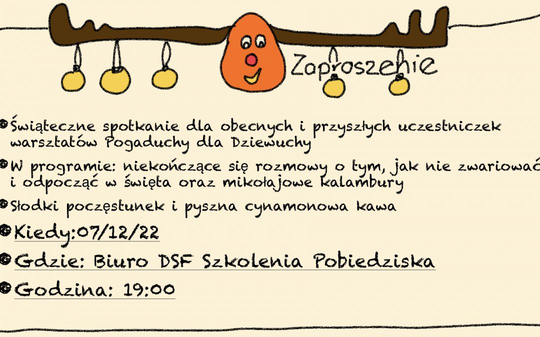 Zaproszenie na świąteczne spotkanie